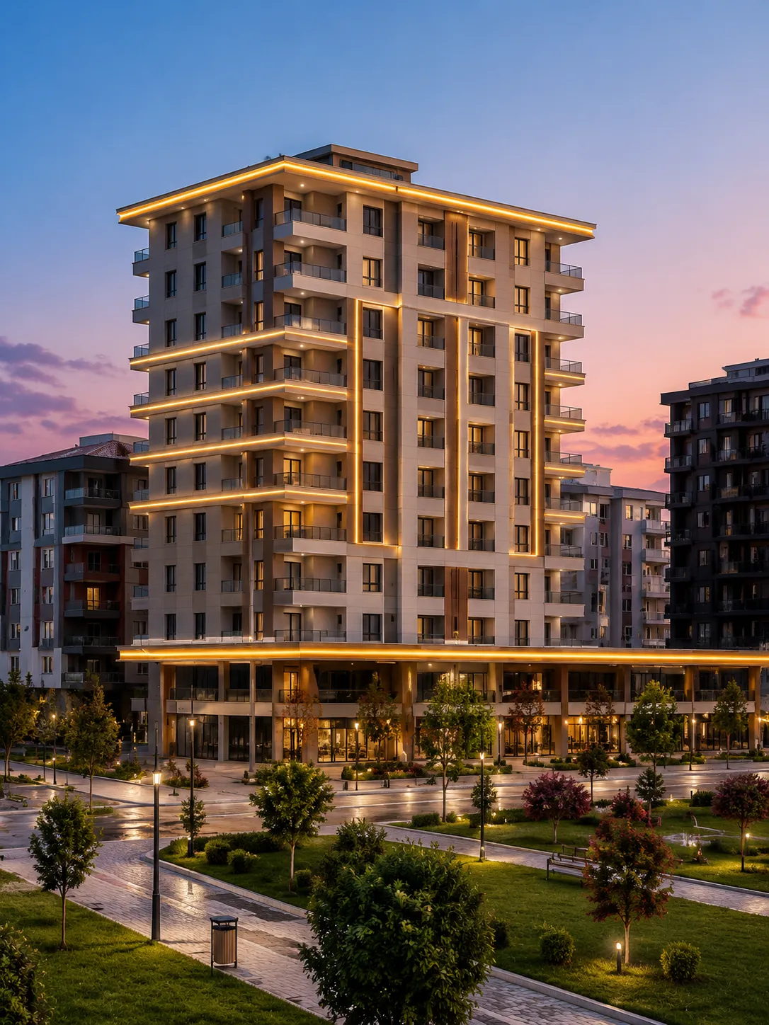 HLC Dış Cephe Karaköprü Çifkar Mühendislik Projesi Görseli 1