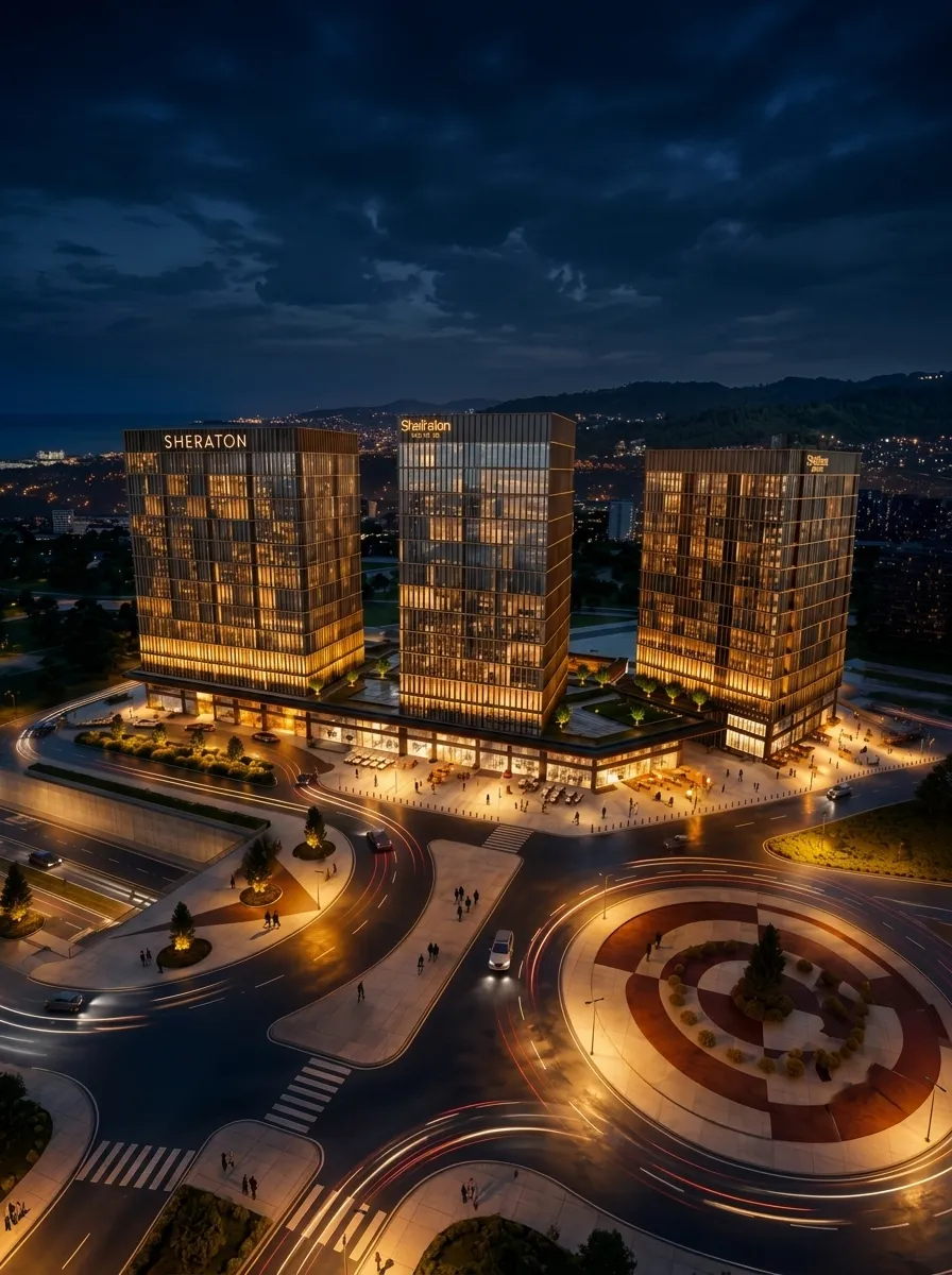 HLC Dış Cephe Kubat Grup İnşaat Sheraton Hotel Projesi 1