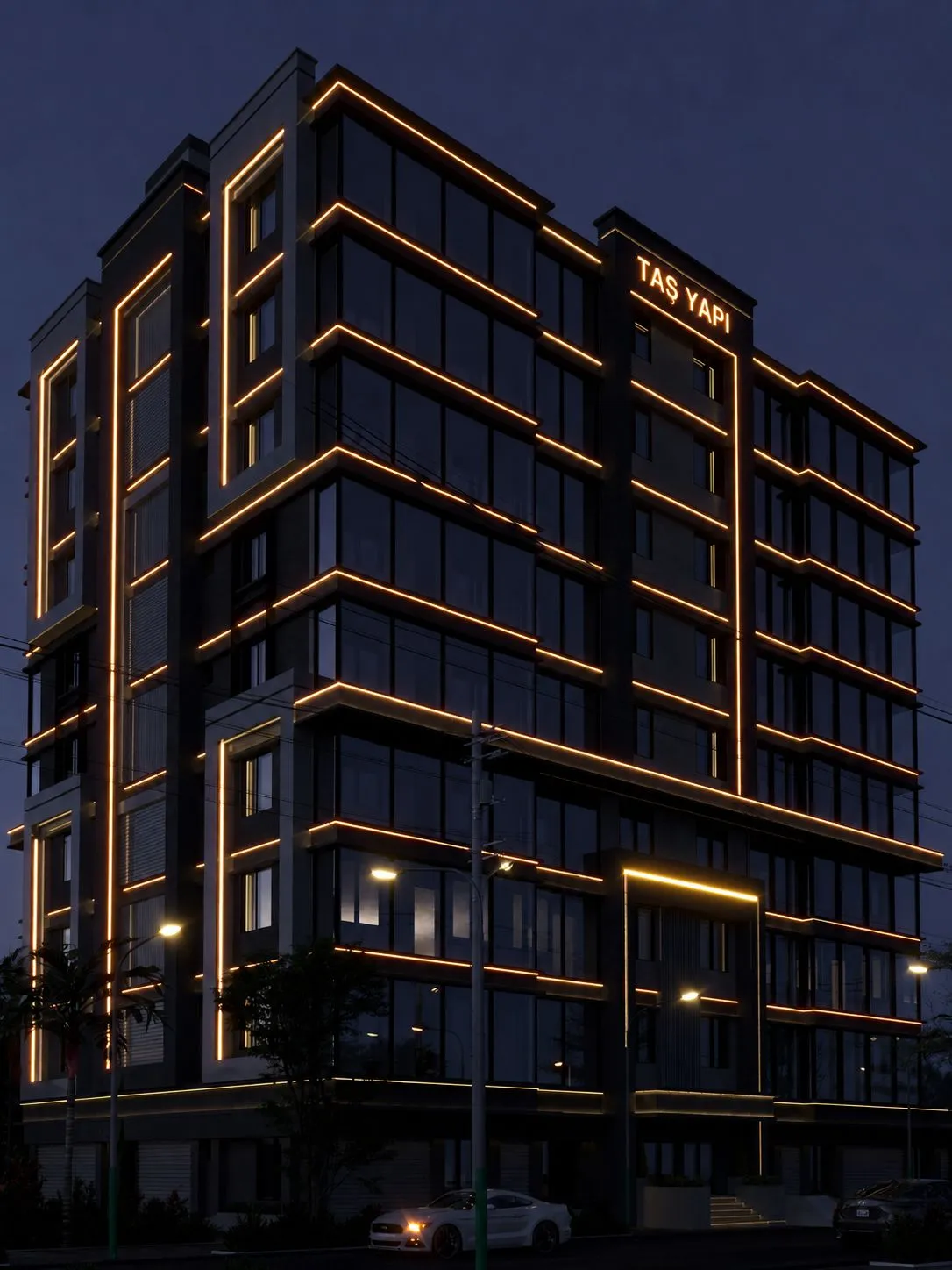 HLC Dış Cephe Kompozit Kaplama Uygulaması Taş İnşaat Görseli 2